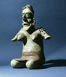 Weibliche Statuette aus Nayarit, Mexiko, 300 v. Chr. - 500 n. Chr.